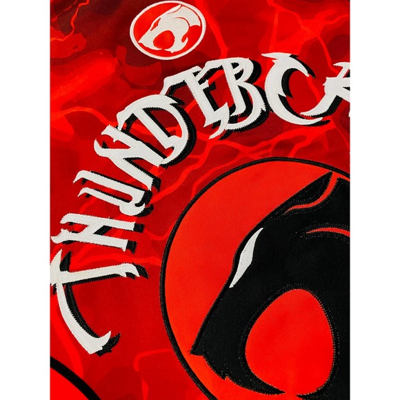 ThunderCats Men's Headgear Classics Premium Embroidered Basketball Red Jersey - Picture 3 of 6